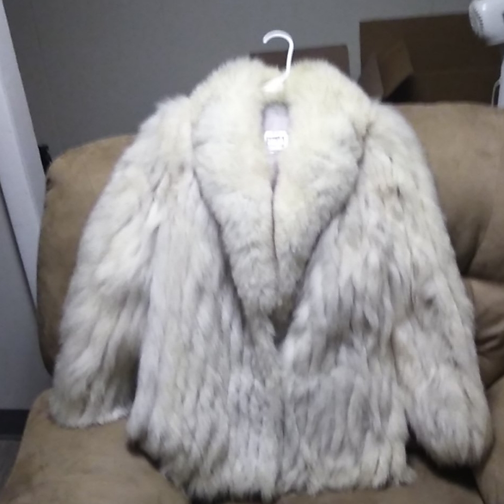 Fox fur coat